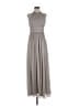 Dessy Collection 100% Polyester Gray Casual Dress Size 6 - photo 1