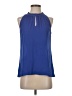 J.Crew 100% Polyester Blue Sleeveless Blouse Size 2 - photo 1