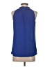 J.Crew 100% Polyester Blue Sleeveless Blouse Size 2 - photo 2