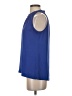J.Crew 100% Polyester Blue Sleeveless Blouse Size 2 - photo 5