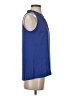J.Crew 100% Polyester Blue Sleeveless Blouse Size 2 - photo 4