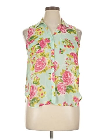 Wet Seal Sleeveless Blouse (view 1)