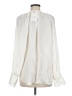 A.L.C. 100% Silk Ivory Long Sleeve Silk Top Size 8 - photo 2