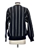 Faconnable 100% Linen Stripes Blue Pullover Sweater Size S - photo 2