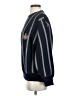 Faconnable 100% Linen Stripes Blue Pullover Sweater Size S - photo 5