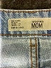 Topshop 100% Cotton Blue Denim Shorts Size 12 - photo 3