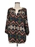 Zac & Rachel 100% Polyester Brown 3/4 Sleeve Blouse Size M - photo 1