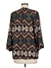 Zac & Rachel 100% Polyester Brown 3/4 Sleeve Blouse Size M - photo 2