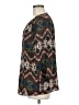 Zac & Rachel 100% Polyester Brown 3/4 Sleeve Blouse Size M - photo 5