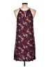 Mudd 100% Rayon Paisley Brown Casual Dress Size L - photo 2