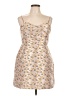 Storia 100% Polyester Tan Cocktail Dress Size L - photo 1