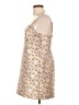 Storia 100% Polyester Tan Cocktail Dress Size L - photo 5
