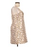 Storia 100% Polyester Tan Cocktail Dress Size L - photo 4