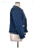 J. McLaughlin Polka Dots Blue Blazer Size XL - photo 4
