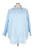 Unbranded 100% Polyester Blue 3/4 Sleeve T-Shirt Size 5X - photo 1