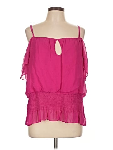 Marciano Sleeveless Silk Top (view 1)