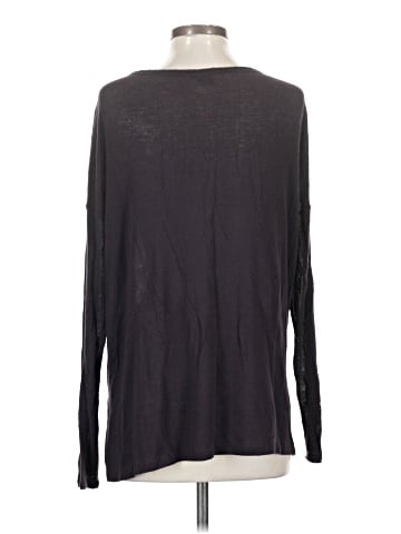 Vince. Long Sleeve Silk Top (view 2)