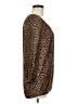 MICHAEL Michael Kors 100% Viscose Brown Long Sleeve Blouse Size M - photo 4