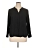 Apt. 9 100% Polyester Black Long Sleeve Blouse Size XL (petite) - photo 1