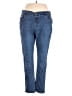 D&Co. Solid Blue Jeans Size 20W - photo 1