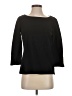 Talbots Black 3/4 Sleeve Top Size XS - photo 1