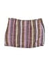 Free People 100% Cotton Stripes Brown Purple Skort Size 2 - photo 2