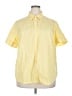 Evan Picone Stripes Yellow Short Sleeve Button-Down Shirt Size 2X (estimated) - photo 1