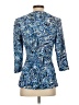 Alex Evenings Print Blue Jacket Size S - photo 2