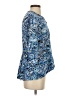 Alex Evenings Print Blue Jacket Size S - photo 4