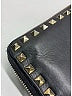 Valentino Black Leather Rockstud Continental Zip Wallet One size - photo 5