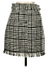 Zara Houndstooth Gray Casual Skirt Size XS - photo 2