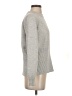 Made With Love Solid Silver Turtleneck Sweater Size S - photo 4