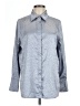 ACOA collection 100% Polyester Polka Dots Silver Long Sleeve Blouse Size L - photo 1