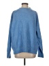 Ally 100% Recycled Polyester Blue Pullover Sweater Size S - photo 1