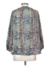 Paani 100% Polyester Teal 3/4 Sleeve Blouse Size S - photo 2