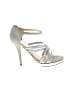 Kate Spade New York Metallic Silver Green Sandals Size 7 - photo 1