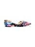 Nine West Floral Blue Pink Flats Size 8 1/2 - photo 1