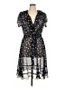 JBS 100% Polyester Polka Dots Black Cocktail Dress Size 16W - photo 1