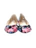Nine West Floral Blue Pink Flats Size 8 1/2 - photo 2