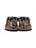 Papillon Black Tan Sandals Size 6 - photo 2