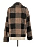 Thread & Supply 100% Polyester Plaid Brown Faux Fur Jacket Size M - photo 2