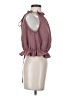 Shein 100% Polyester Burgundy Sleeveless Blouse Size S - photo 4