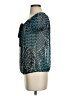 Xhilaration Teal Short Sleeve Blouse Size S - photo 5