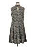 Sharagano Paisley Gray Casual Dress Size 16 - photo 1