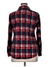 Love Potion Plaid Red Long Sleeve Blouse Size 1X - photo 2