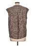 Maurices 100% Polyester Animal Print Brown Sleeveless Blouse Size L - photo 2