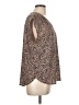 Maurices 100% Polyester Animal Print Brown Sleeveless Blouse Size L - photo 4