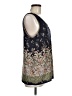 Le Lis Blue Sleeveless Blouse Size M - photo 4