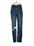 Everlane 100% Cotton Graphic Blue Jeans Size 27 waist - photo 1