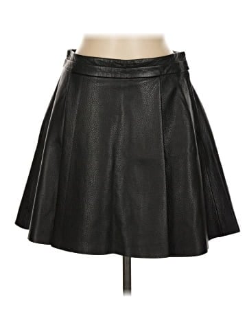 H&M Leather Skirt (view 1)